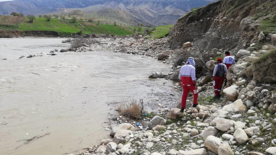 عملیات 4 روزه امدادگران در جستوجوی راننده مفقود شده در رودخانه سیمره